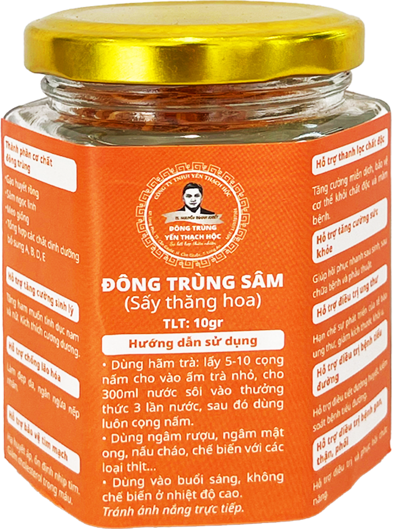 Đông trùng yến sâm sấy thăng hoa 10g